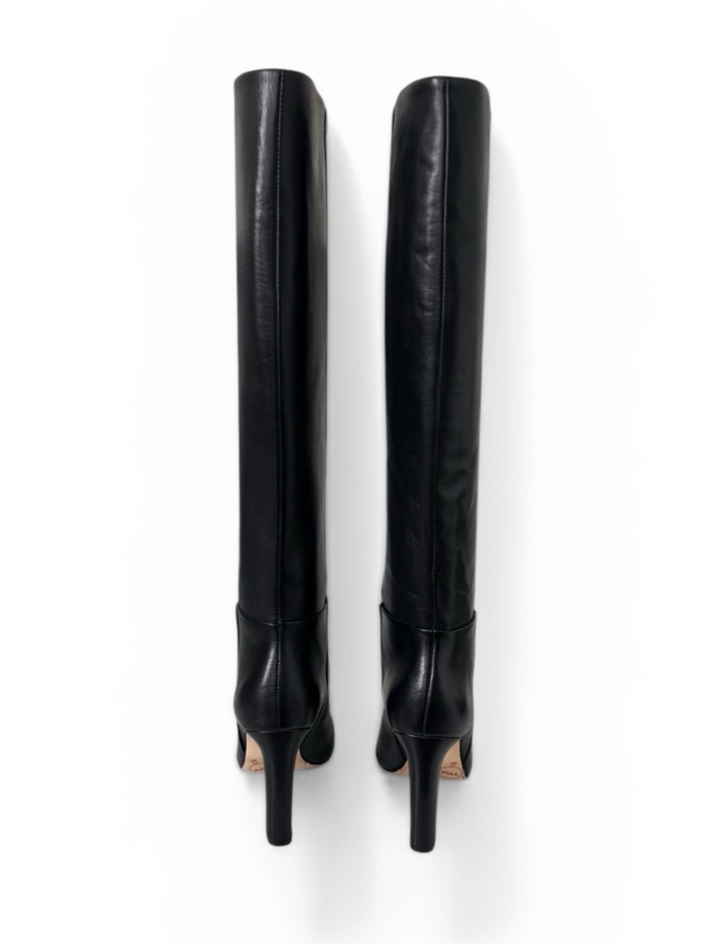 Larroude Cindy Hi Boot In Black Leather NWT - Picture 4 of 15